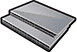 Corrugated aluminium coatings icon